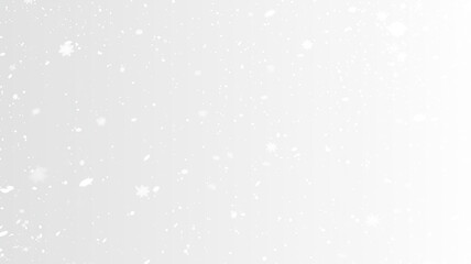PNG Snowfall Overlay with Transparent Background for Winter Magic