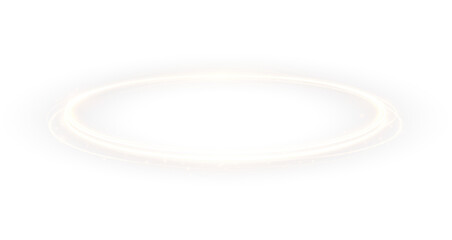 Gold PNG Overlay with Magic Swirl Effect on transparent background