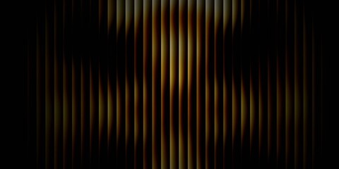 Warm yellow orange and dark brown glowing vertical line abstract background with smooth gradient center light and modern dark wallpaper design