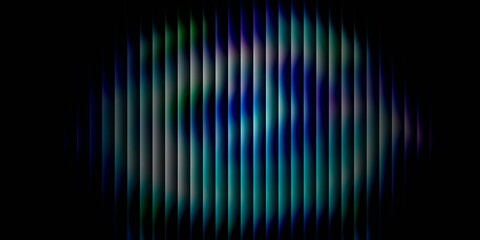 Blue green and purple soft glowing vertical line abstract background with smooth gradient waves on dark minimalist modern wallpaper