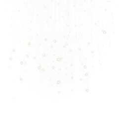PNG Garland Overlay with Gold and Red Sparkles on transparent background
