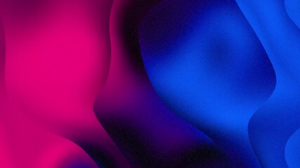 Vibrant red and blue gradient abstract motion background with smooth flowing shapes - Powered by Adobe
