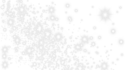 White Sparkle PNG With Transparent Background for Overlay