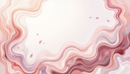 Abstract Watercolor Background with Birds Artistic and Elegant Design