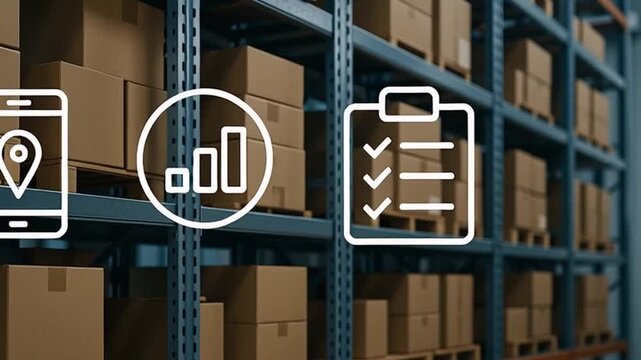 Efficient supply chain management through advanced logistic solutions enhances inventory tracking, optimization tools, and storage organization for improved operational efficiency