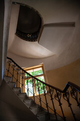 staircase in the old house