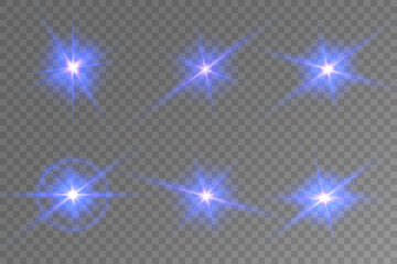 Lens Flare, light glow effect. sun or realistic shining star with backlight effect.
bokeh glitter and sparkles or sparkles on transparent background.

