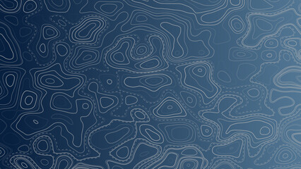 Abstract line art background vector. Mountain topographic terrain map background with white shape lines texture. Design illustration