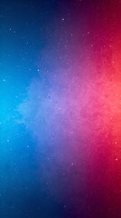 vertical blue, red glowing gradient background, a soft grainy noise texture with shimmering highlights and Smooth Transitions for a dynamic effect