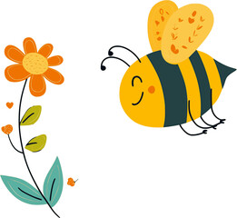 Bee vector illustration