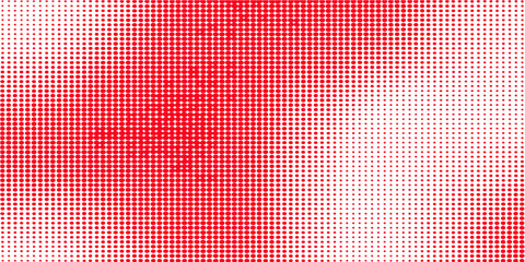 Red and white polka dots pattern, a seamless cotton fabric design for a tablecloth or picnic blanket texture