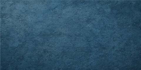 Dark blue grunge wall texture background with vintage aged paper pattern