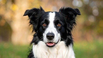 Intense Gaze - A Border Collies Focused Portrait in Natural Light.