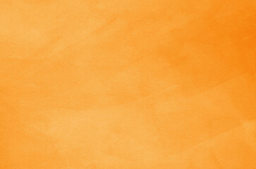 Orange watercolor on paper background