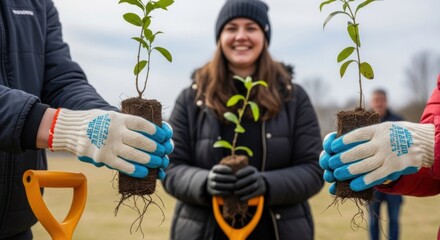Tree planting community initiative for environmental conservation and green future