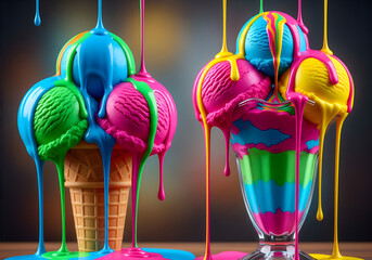 Melting Ice Cream Fantasies