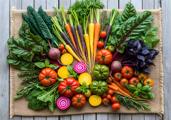 Farmers Market Harvest Table