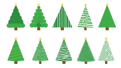 Holiday-Themed Evergreen Icons