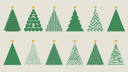 Holiday-Themed Evergreen Icons
