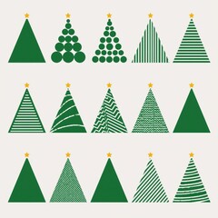 Holiday-Themed Evergreen Icons