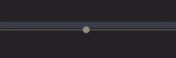 A simple illustration of a slider bar with a circular knob on a gray background with a dark strip above it