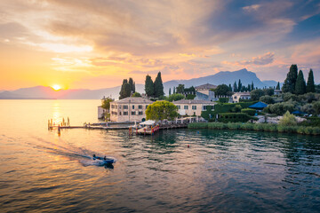 Punta San Vigilio, Garda Lake, Veneto, Italy.