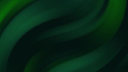Emerald green hues cascade in smooth flowing waves creating a serene and organic abstract background perfect for sophisticated digital visuals.