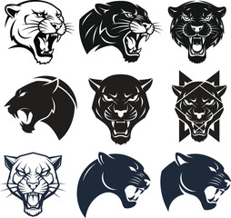 Obraz premium Fierce panther head