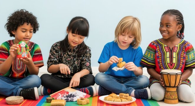 Celebrating children's day with diverse cultures and traditional games