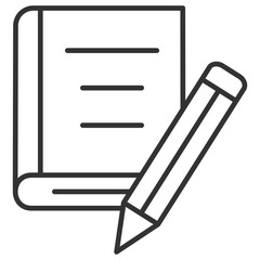 Notebook Outline Icon