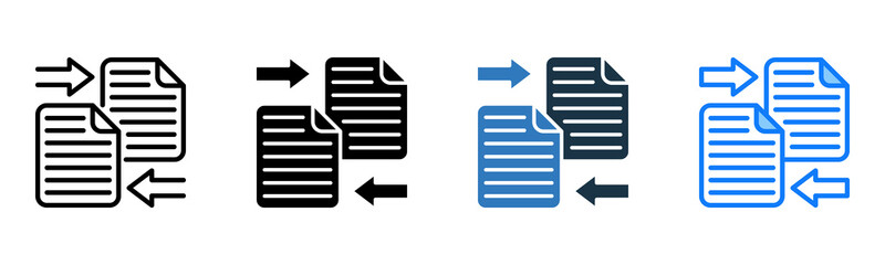File Transfer icon multiple style 