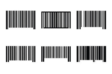 barcode Simple silhouette icon graphic