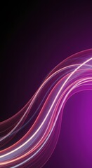 Dynamic abstract waves flow smoothly across a vibrant digital canvas, creating an engaging visual experience for various multimedia projects ,background ,backdrop ,wave