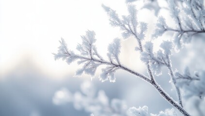 snow covered branches
