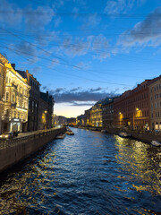 Obraz premium the old town of saint petersburg russia