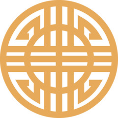 Round Chinese Ornament