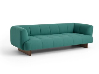 Obraz premium Classic corner sofa isolated on white