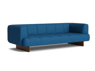 Classic corner sofa isolated on white