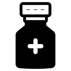Obraz premium medicine bottle icon
