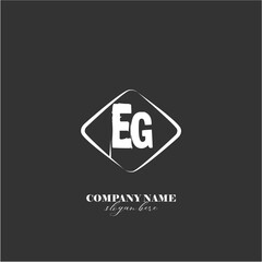 vector EG illustration of a logo for a company background abstract
