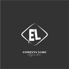 vector EL illustration of a logo for a company background abstract