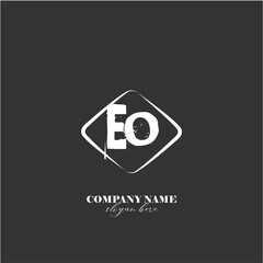 vector EO illustration of a logo for a company background abstract
