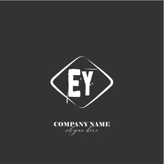 vector EY illustration of a logo for a company background abstract