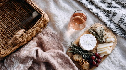 Cheese and Wine Picnic | Relaxing Afternoon | Outdoor Wine and Cheese Platter