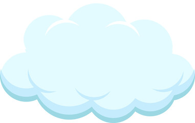 Set of blue sky, clouds.