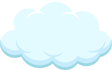 Set of blue sky, clouds.