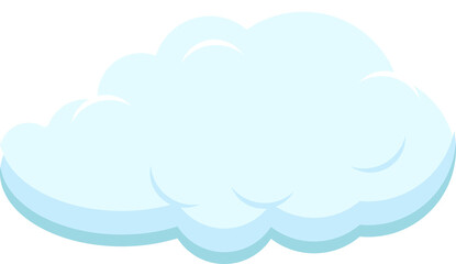 Set of blue sky, clouds.