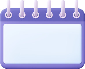 3d Calendar assignment icon