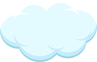 Set of blue sky, clouds.