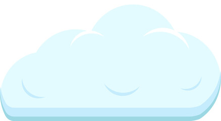 Set of blue sky, clouds.